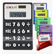 8 Digits Dual Power Silicon Foldable Calculator with Magnet (LC510A)